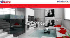 Desktop Screenshot of elitecarpetcarebayarea.com